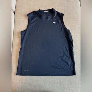 Black Sleeveless Athletic Top